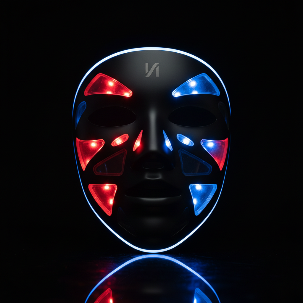 Portable LED Light Therapy Face Mask