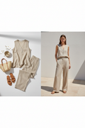Linen Co-ord Set - Premium Summer Matching Set