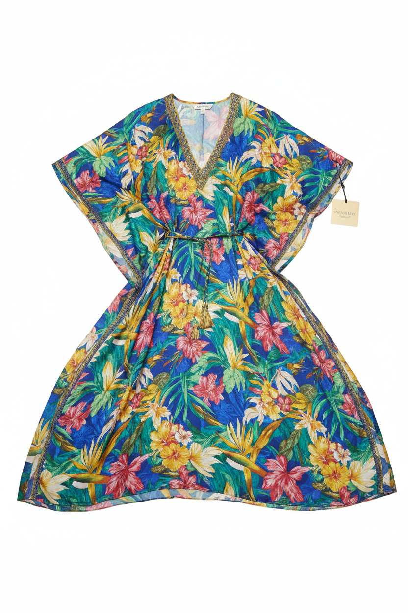 Printed Kaftan - Luxury Resort Wear for Summer
