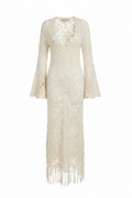 Crochet Beach Cover-Up - Boho Luxury Resort Wear